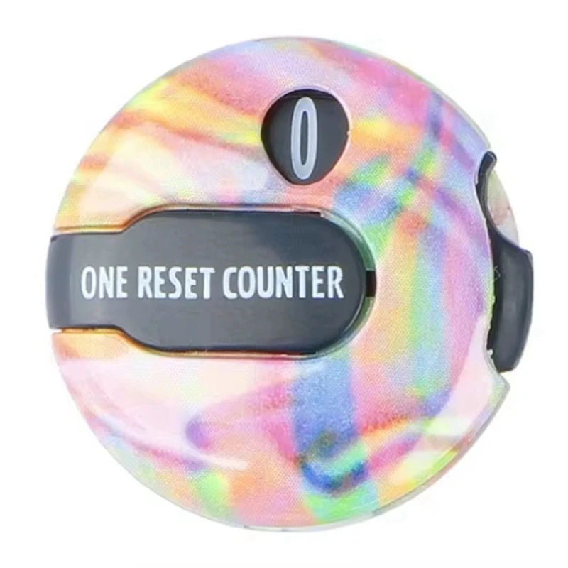 Golf Score Counter Colorful Golf Stroke Score Keeper With One Touch Reset Clip Golf Accessory Supplies