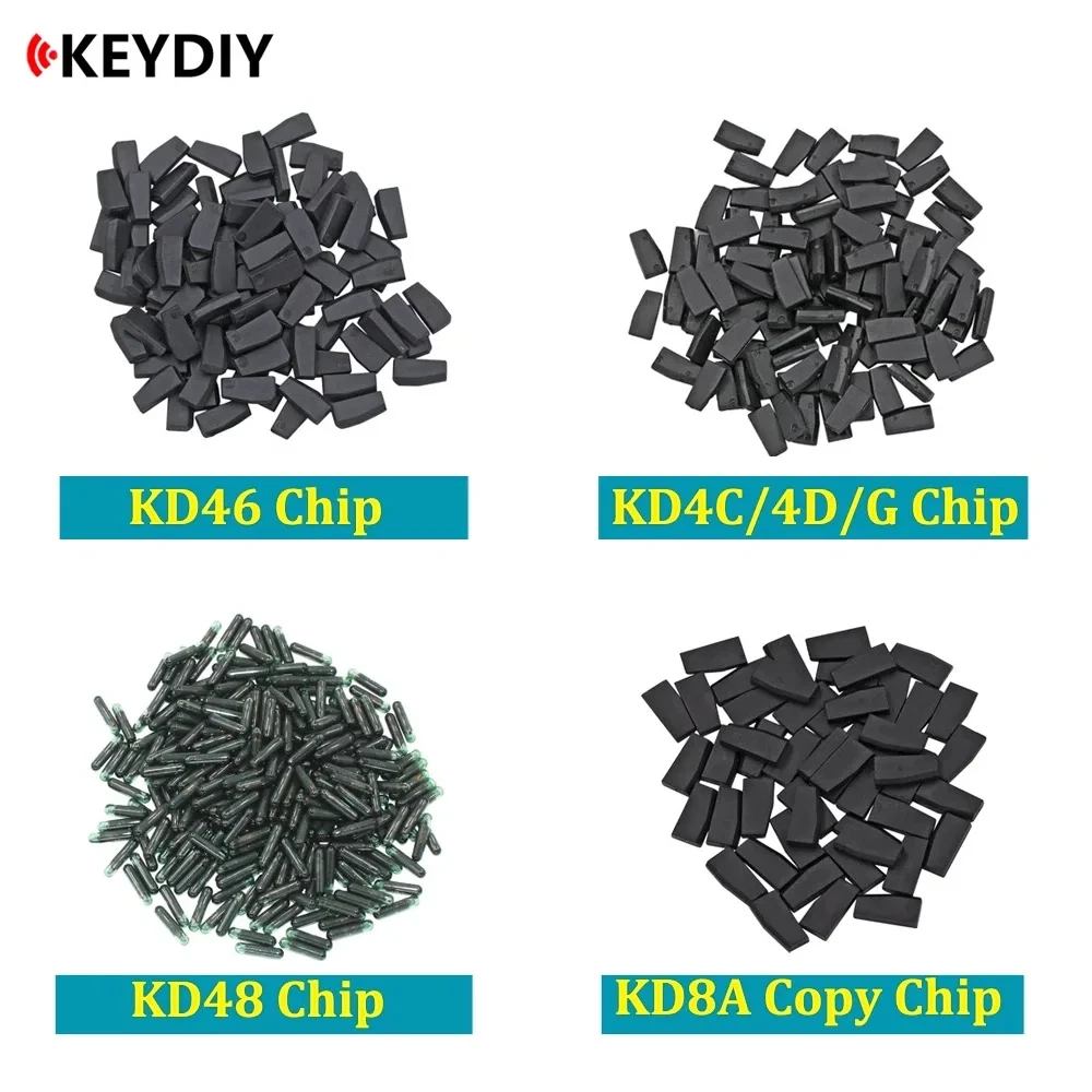 

10Pcs KD Transponder Chip KD4D KD46 KD48 KD 8A H ID4C ID4D ID46 4C 4D G ID46 ID48 Copy Chip for KEYDIY KDX2 Key Programme