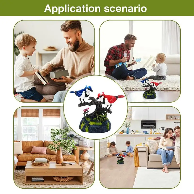 1 exquisite simulated statue bird decorationsmall bird decorationcreative decoration with vivid small bird statue home desktop