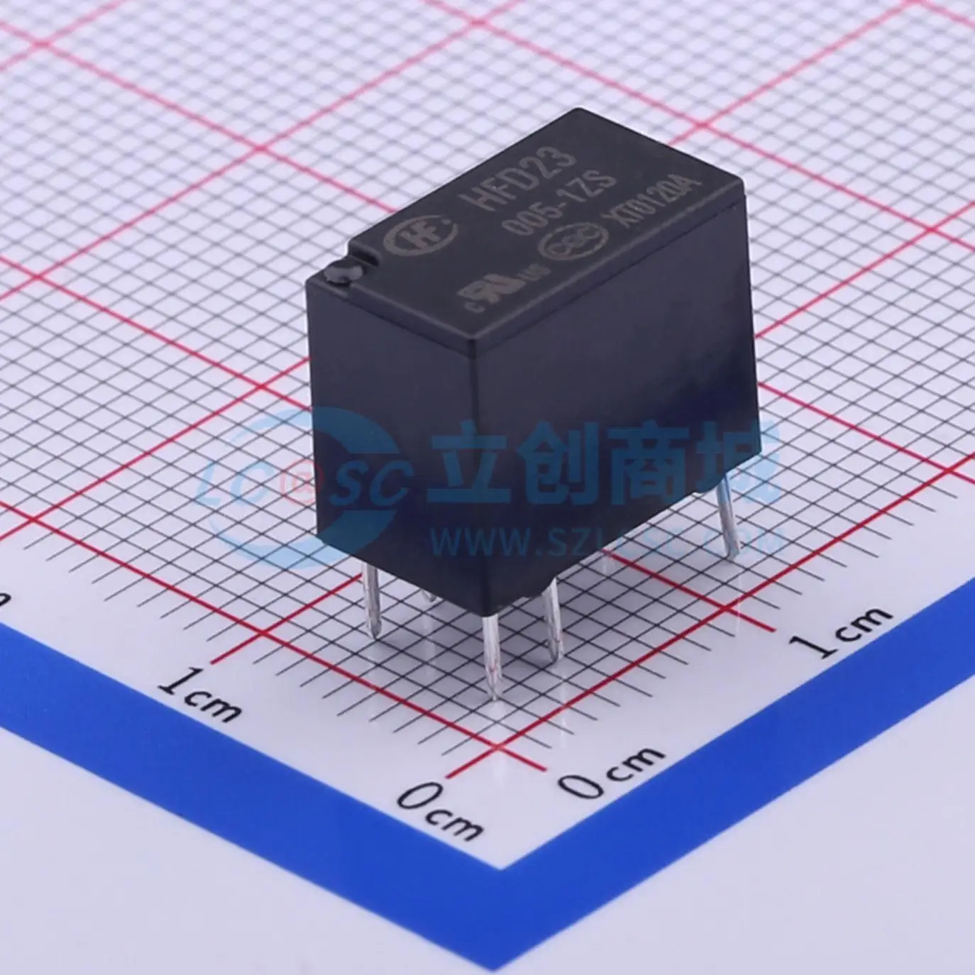 12pcs HFD23/005-1ZS 5V DIP 12.5x7.5mm Signal Relay PCB Electronic Switch