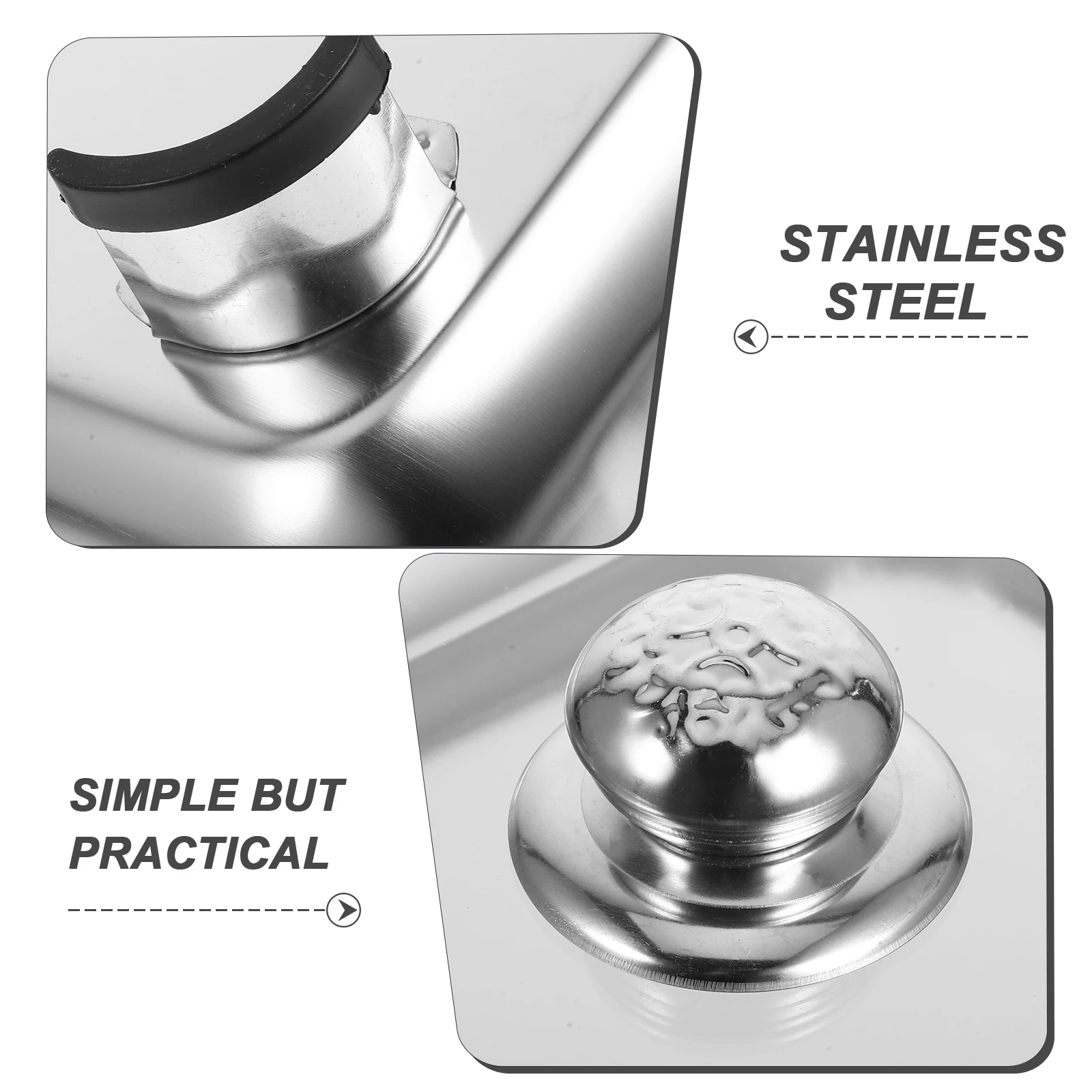 

Stainless Steel Tray With Lid Rectangular Food Serving Pan For Party Hotel Canteen Display Kitchen Dishes Holder Serving