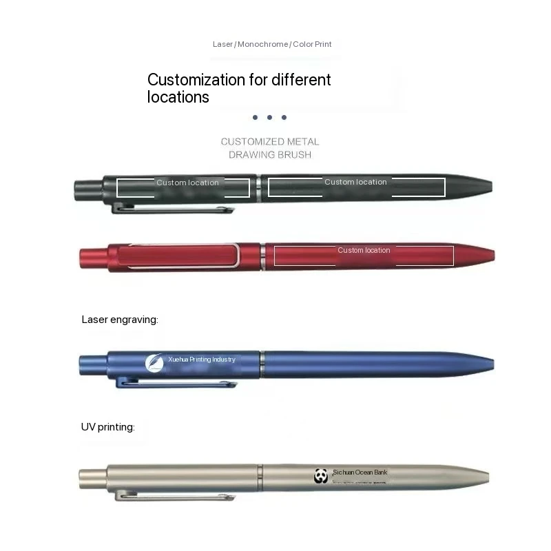 Multifunction Gel Pens Gravity Sensor Metal Retractable Ballpoint Pen 6 Color 0.5mm Mechanical Pencil