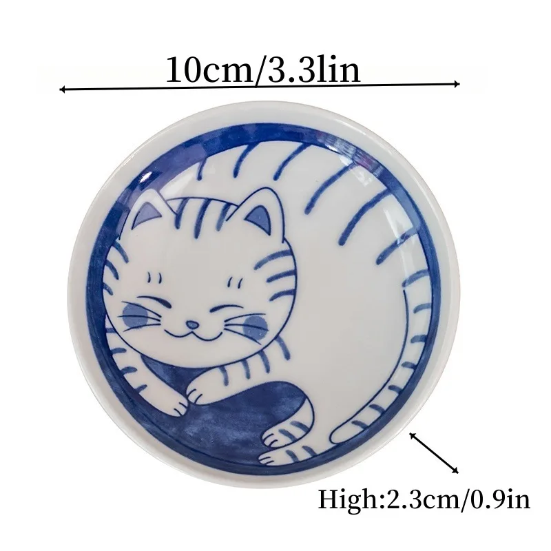 Cute Lucky Cat Dessert Plates 5