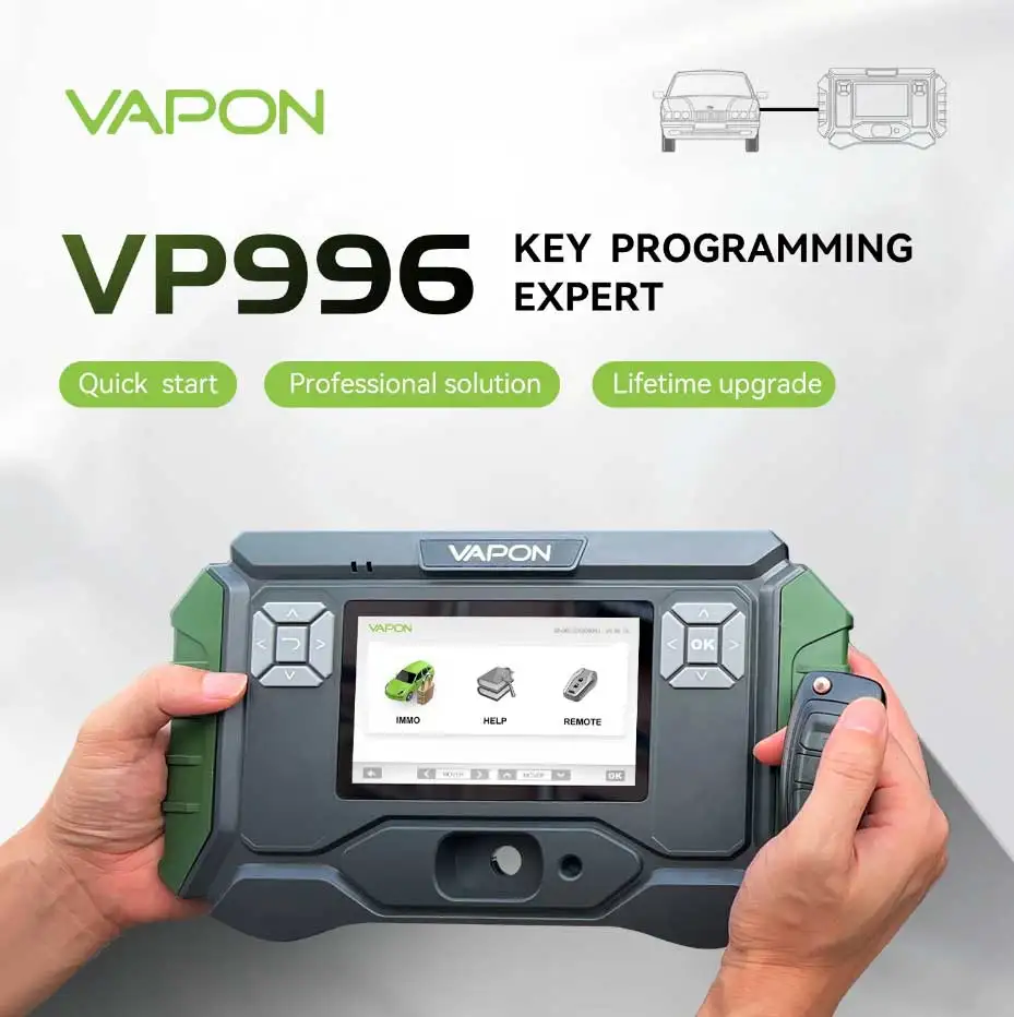 2025 hot sale VP996 Key Programmer No Token Limitation with FREE Katana Decoder HU66 /HU92/SIP22 English Spanish