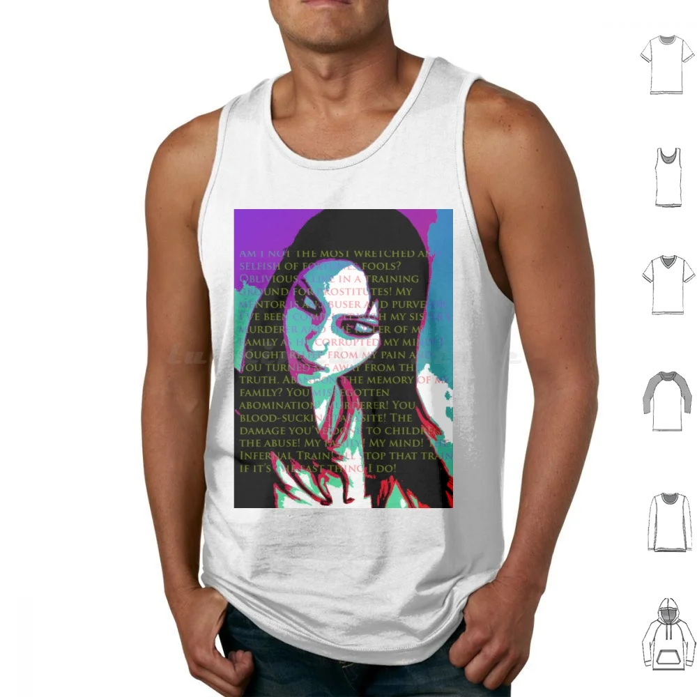 Alice Madness Returns Final Monologue Tank Tops Print Cotton Alice Alice In Amaerican Mcgee Alice Madness Returns Alice