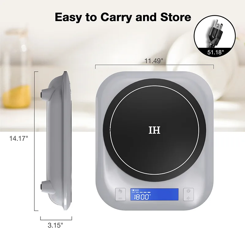 WABK Induction Cooker for Cross-border European 110V US Kitchen Appliances Household Induction Cooker