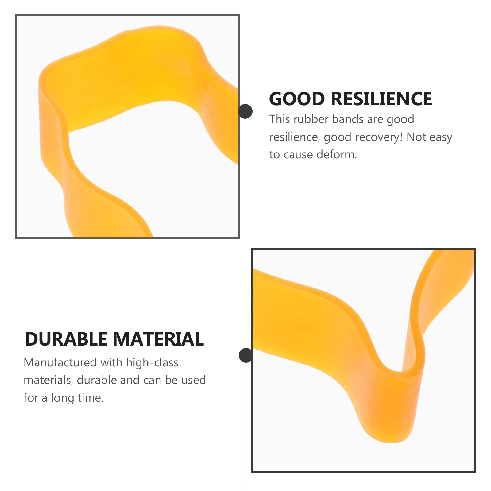 

1 set Thick Rubber Band Strong Wide Elastic Heavy Duty Office Home Fixing Bundled Supplies Stretchy Resilient Bands For Hair