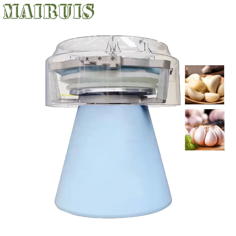 220V Electric Garlic Separator Splitter Machine Tabletop Small Garlic Peeling Machine 150Kg/H High Efficiency Household