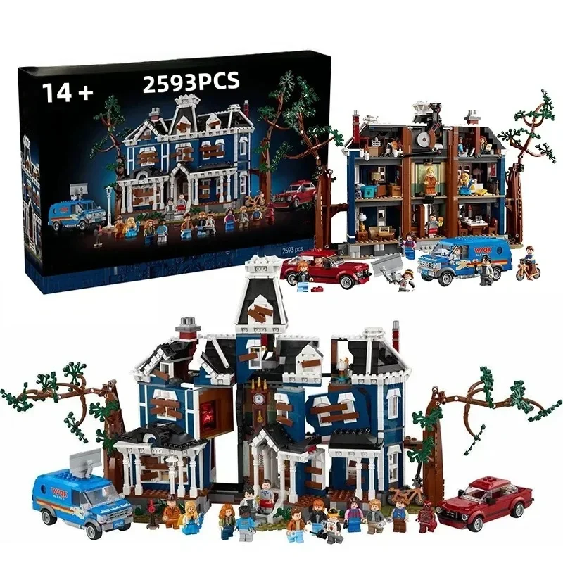 EN STOCK 2026 Nouvelles Idées Série TV scientifique Stranger Event Creel House Sets City Architecture 11370 Blocs de construction Jouets pour enfants Cadeau