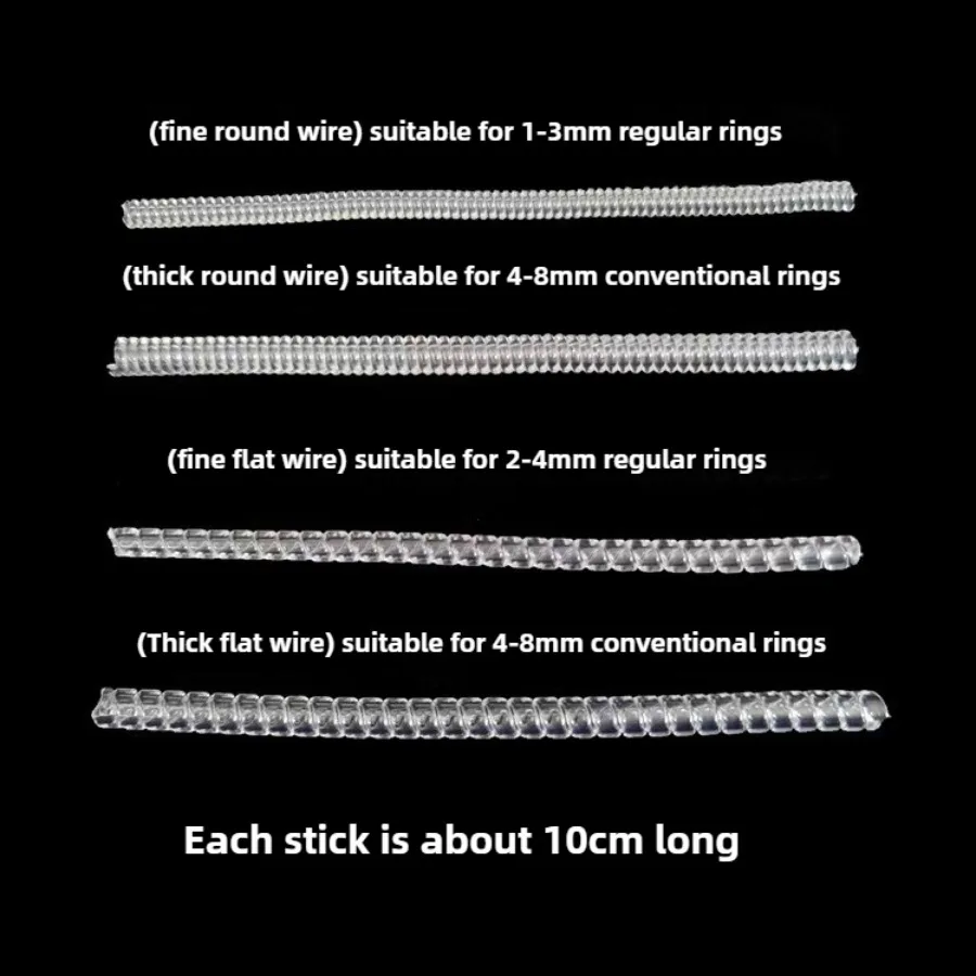 16Pcs/Set Ring Sizer Set, Adjustable Invisible Rubber Pads, Suitable for Resizing Loose Rings