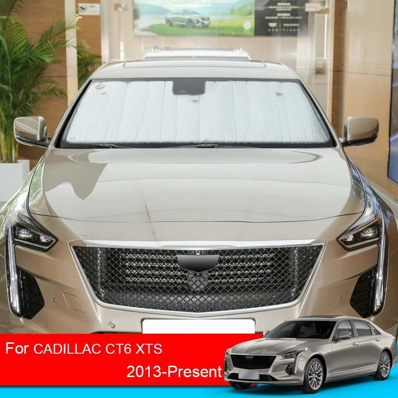 

For Cadillac CT6 XTS 2013-2025 Car Sunshades UV Protection Cover Window Curtain Sun Shade Visor Windshield Internal Accessory