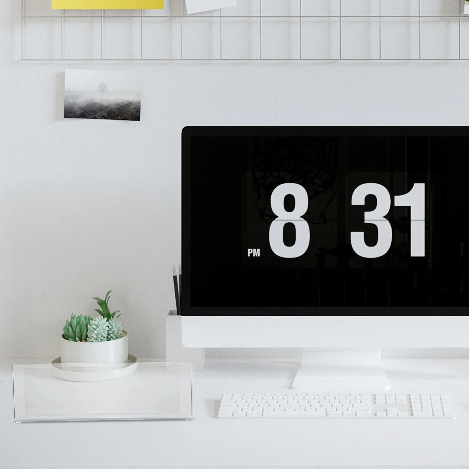 

Transparent Tea Bag Storage Box Organizer for Desk Kitchen Coffee Use Versatile Small Item Holder Rack Container