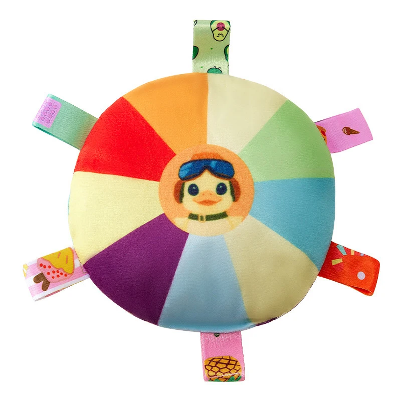 Dog Frisbee Toy, Plush Sound-Making Interactive Frisbee for Puppies, Durable and Bite-Resistant