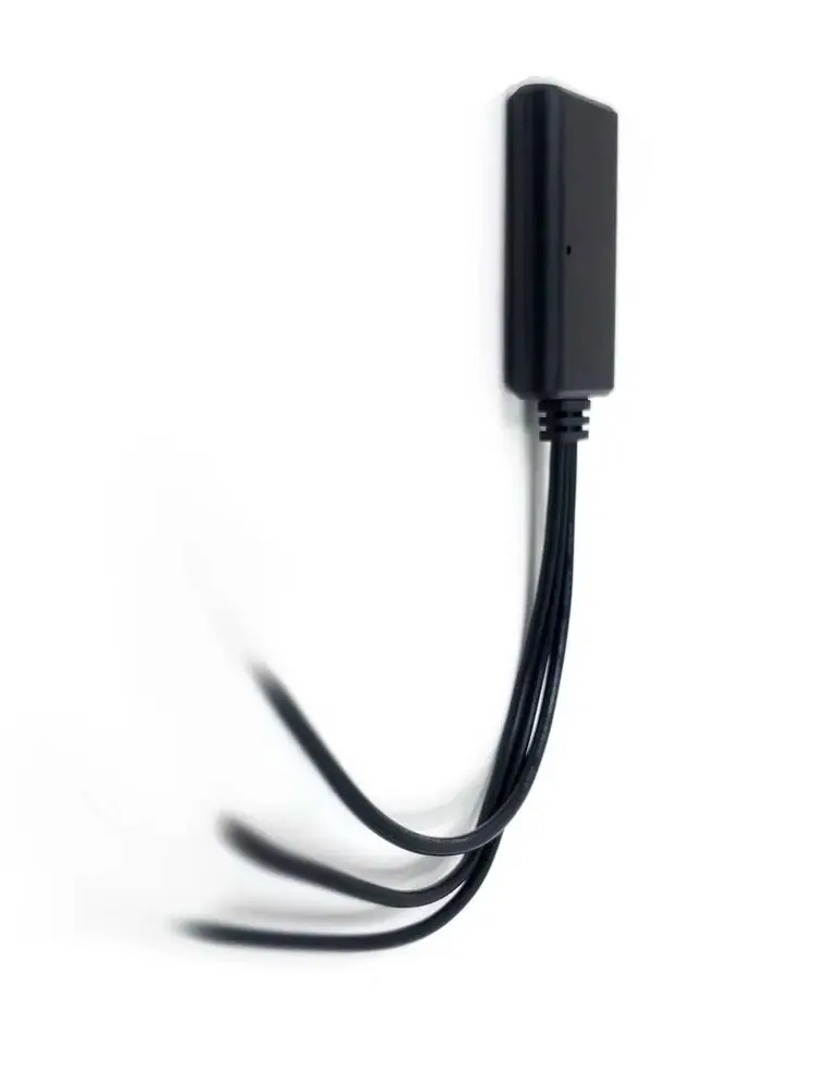 Biurlink Bluetooth Wireless AUX input Audio Cable Microphone Call Free Adapter ISO 8Pin for Smart Fortwo 450 Radio MP3 Auxiliary
