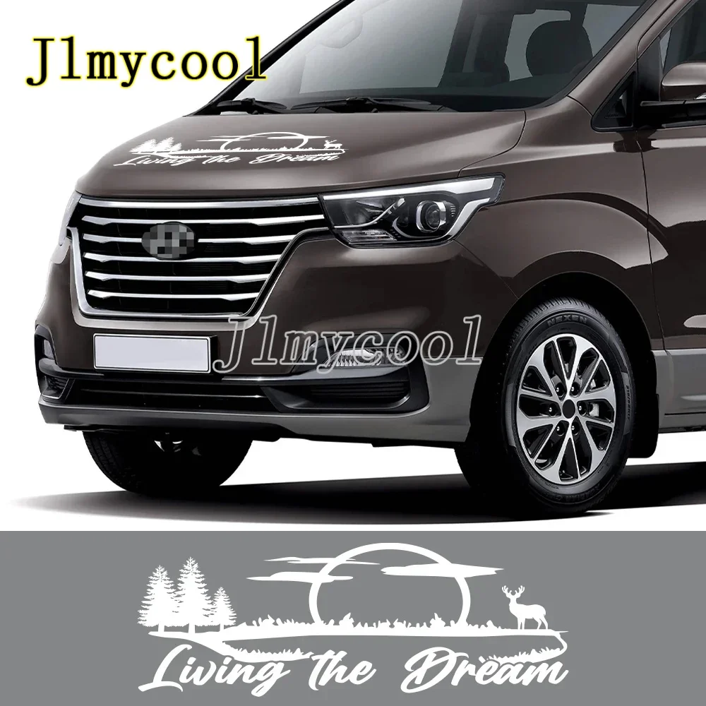 

Car Hood Stickers For Hyundai Grand Starex H1 ILoad Imax Royale H200 H300 A1 Satellite Camper Van Vinyl Decor Decals Accessories