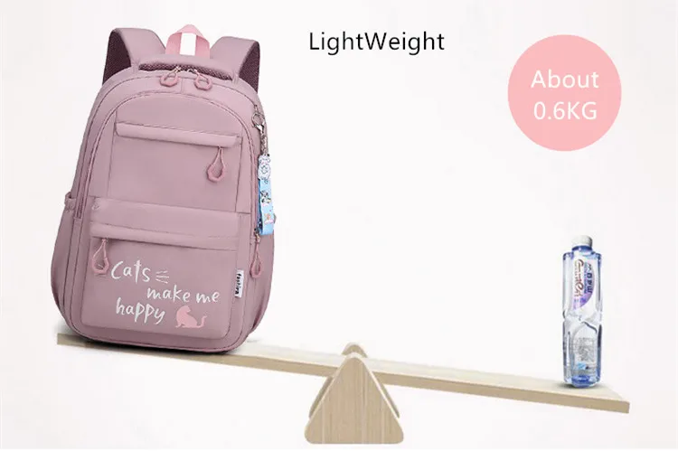 kids school bag cute pink school backpack for girls children kawaii bookbag primary middle students gift large capacity backpack