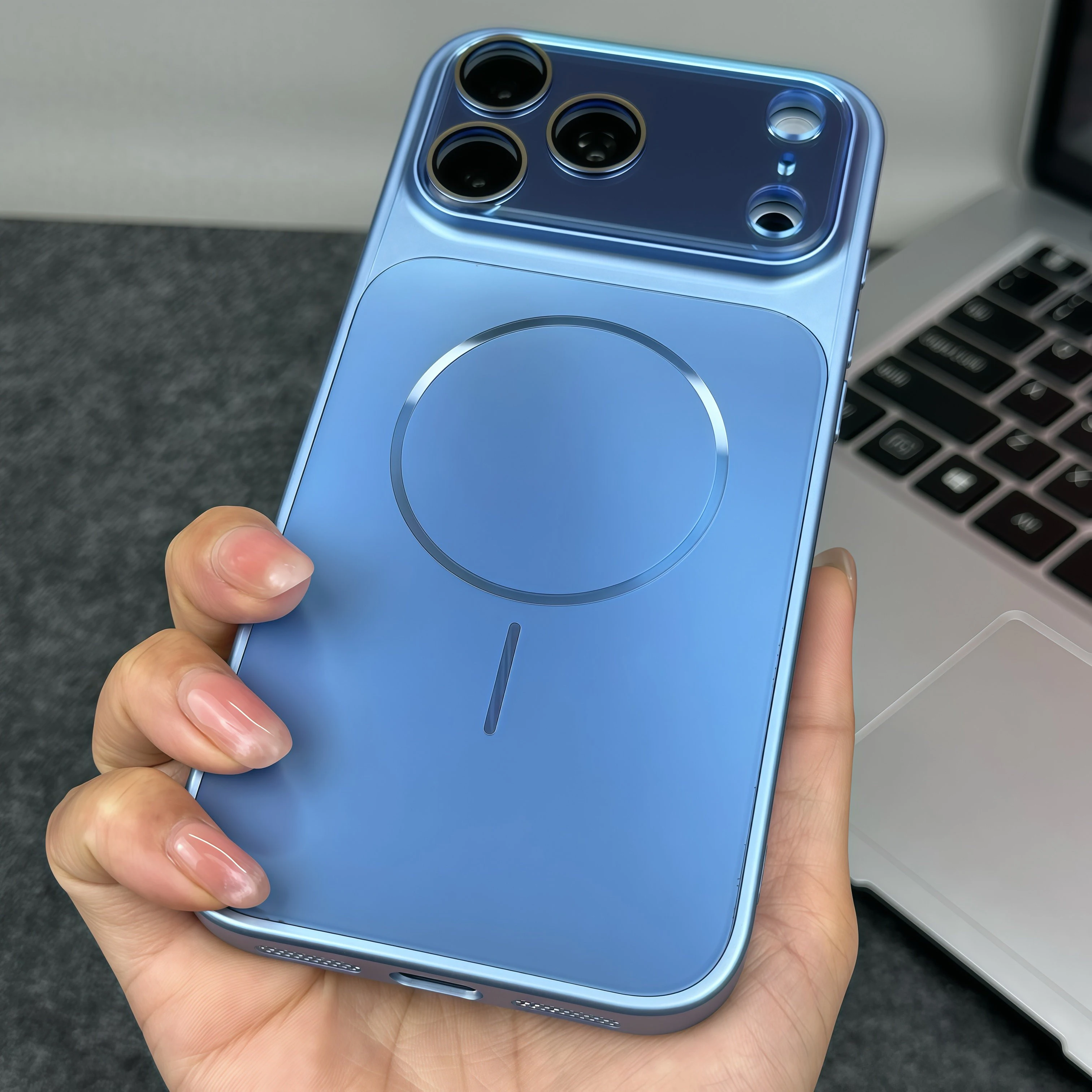 Raised camera protection detail