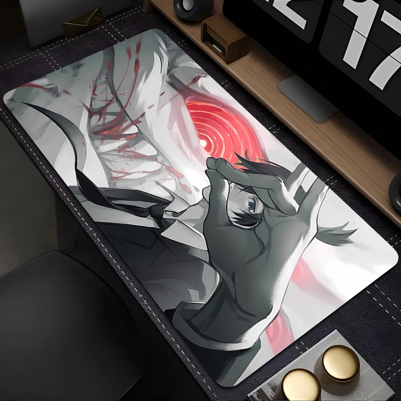 Mouse Pad Colorful Fox HD Print Mousepad Laptop Gaming Accessories Keyboard Pad PC Hayakawa Aki C-chainsaw Man Desktop Mouse Mat