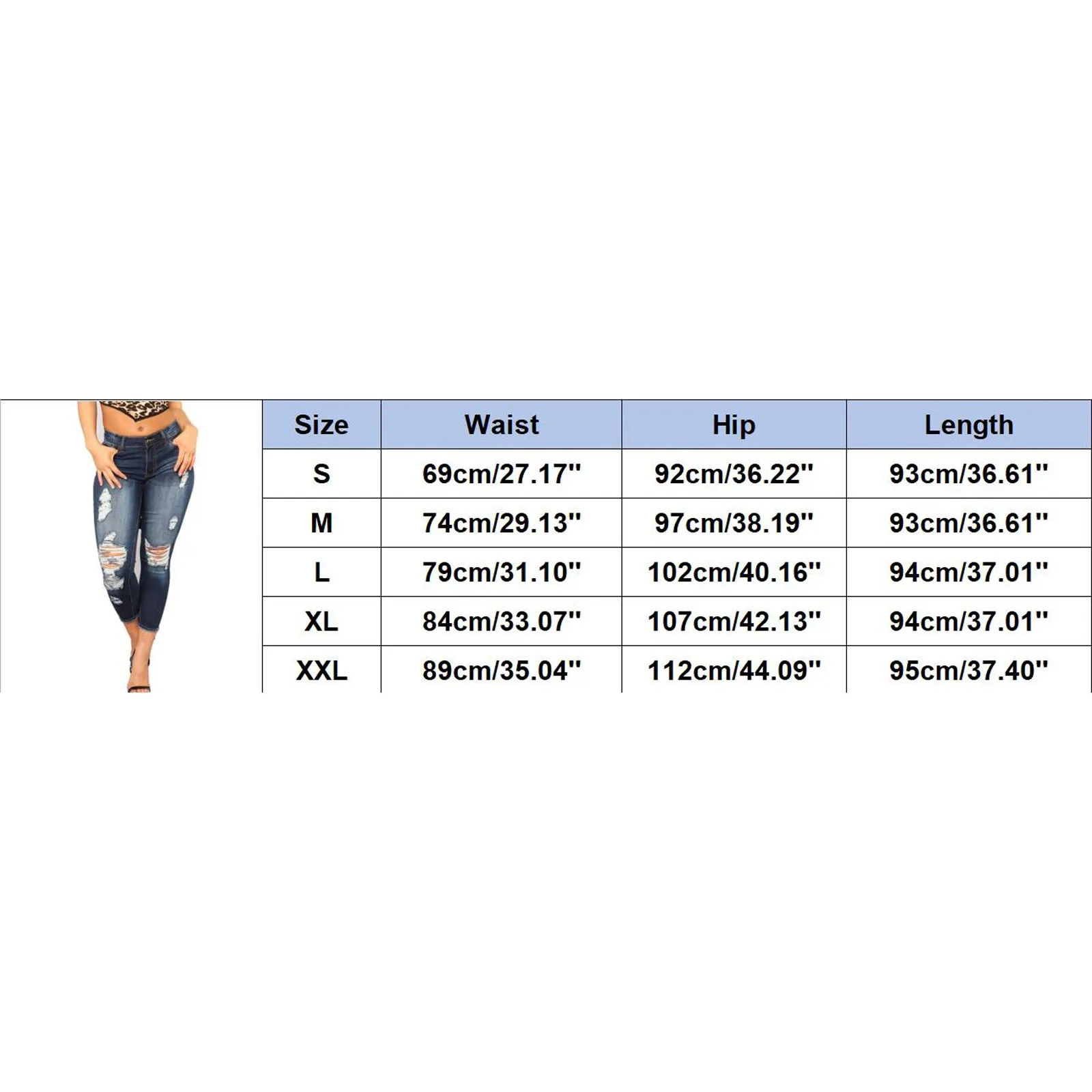 Nữ Co Giãn Rách Lỗ Quần Skinny Nâng Mông Đau Khổ Denim Quần Có Túi Quần Lỗ Phá Hủy Quần Bút Chì