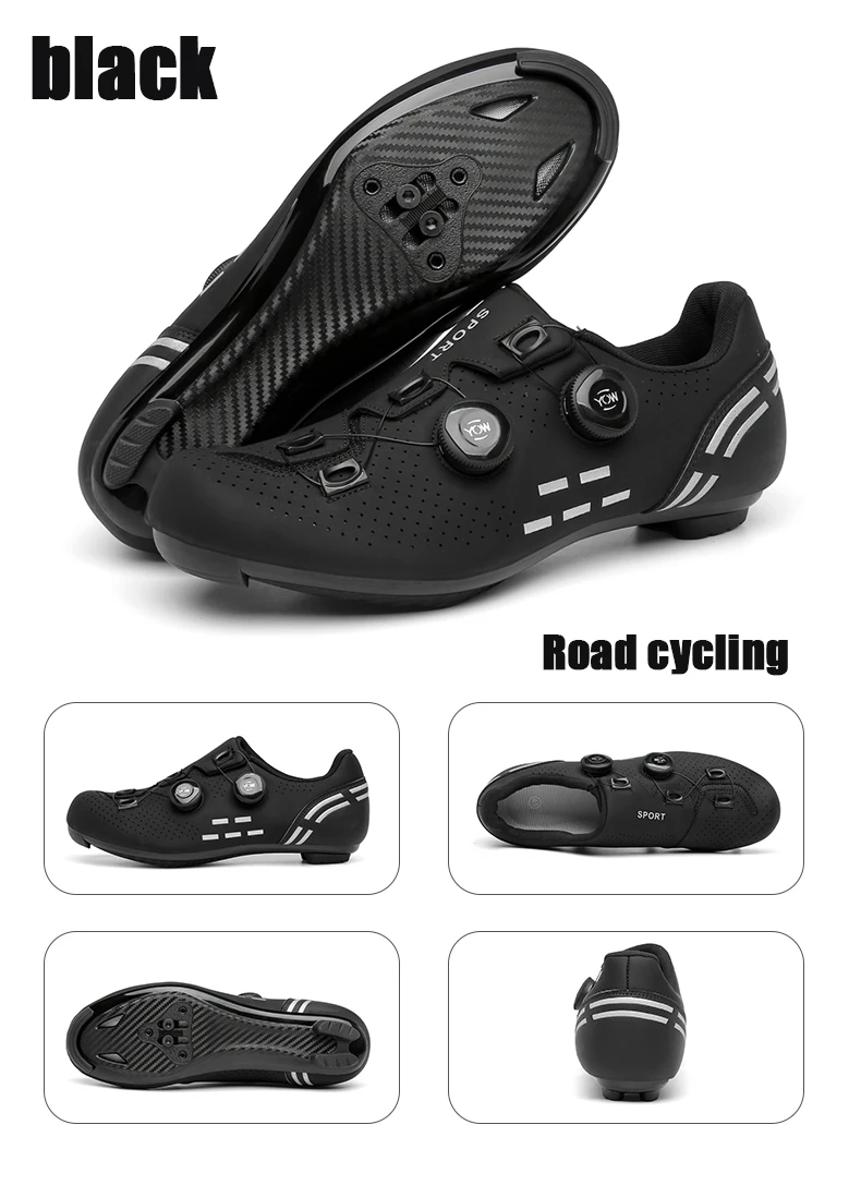 Professionelle Radfahren Schuhe Rennrad Männer Racing Wettbewerb Self-Locking Geschwindigkeit Fahrrad Turnschuhe Frauen SPD Stollen Radfahren Schuhe – Detail 9