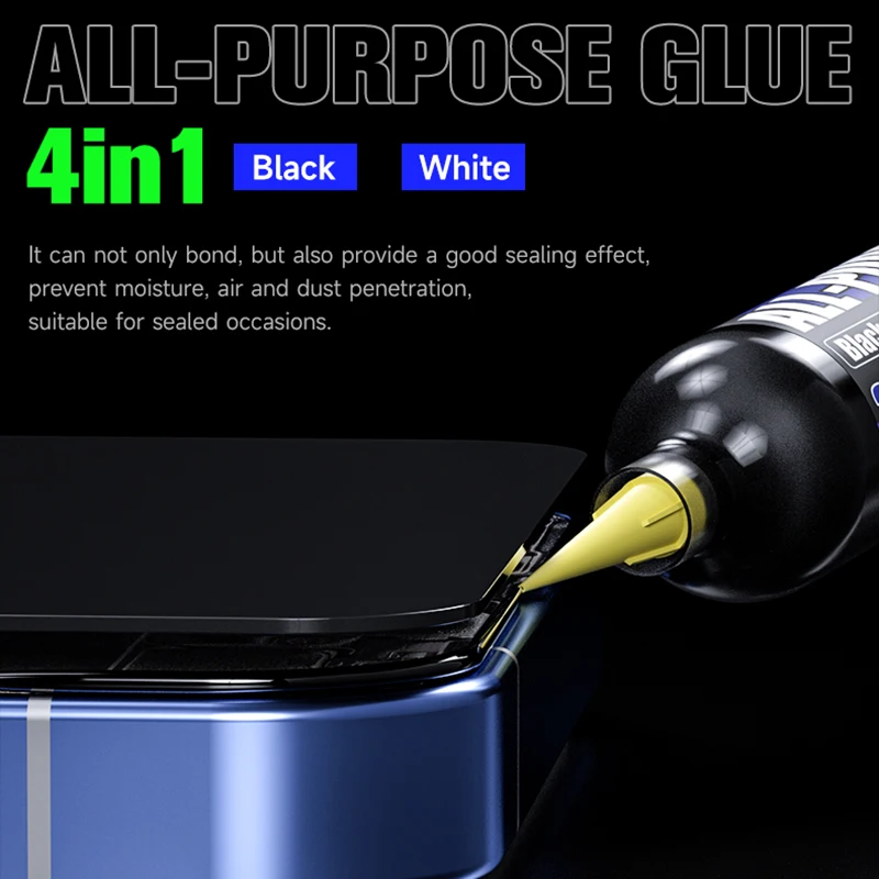 MECHANIC G7 All-Purpose Glue 4in1 Phone Holder Middle Frame Back Cover Caulking White/Black Adhesive Sealant Repair