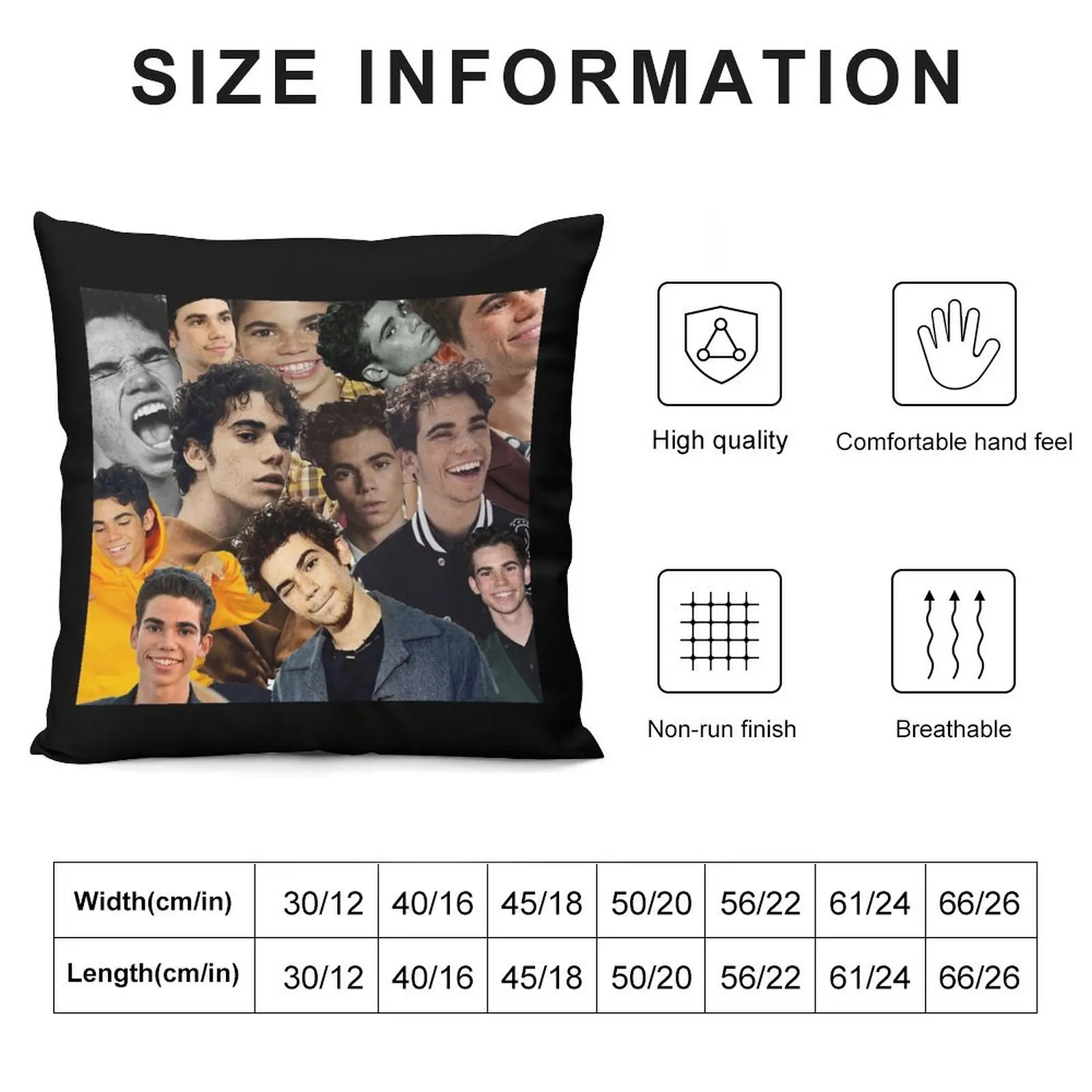 Cameron boyce collage design 2019 Throw Pillow Decorative Cushion Cover christmas pillow case Luxury Cushion Cover pillow