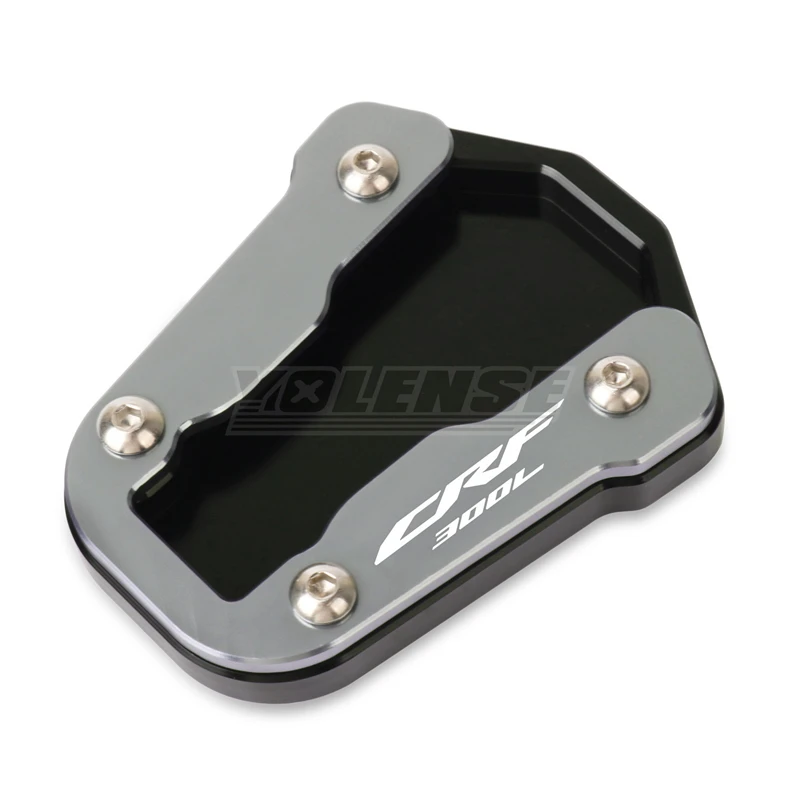 Fit For HONDA CRF300L CRF 300L CRF300 Rally 2021-2024 Motorcycle CNC Kickstand Side Stand Extension Pad Auxiliary Foot pedal