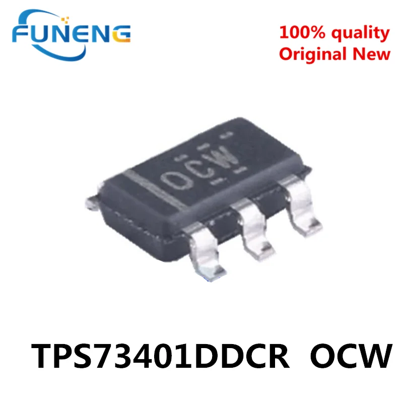 

5 шт. 5 шт. TPS73401DDCR TPS73401DDCT OCW Шелковый экран