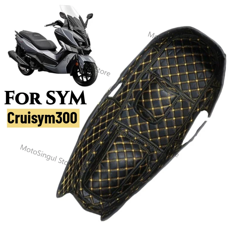 For SYM Cruisym300 Cruisym 300 Motorcycle Storage Box Seat Inner Bucket Liner Pad Prevent Scratches Shockproof Abnormal Noise