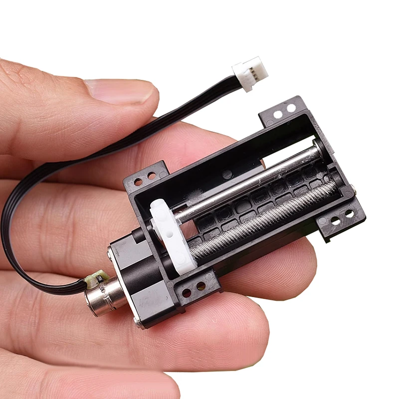 Mini Tiny 6mm Precision Planetary Gear Stepper Motor Micro 2-Phase 4-Wire Stepping Motor Linear Lead Screw Slider Stroke 30mm