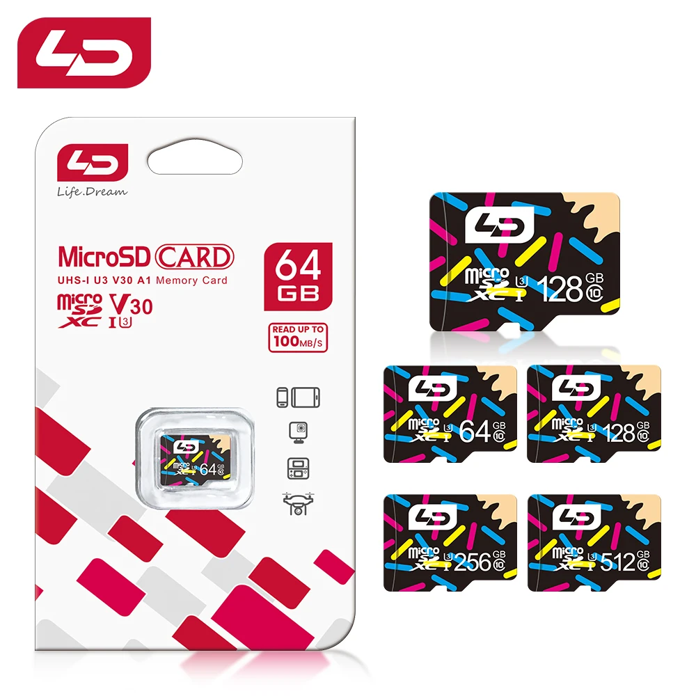 Memory card 64 128 256GB Micro TF SD Card 8GB 16GB 32GB 64GB 128GB Memory card Flash Class 10 SD card 256GB 128GB TF Flash card