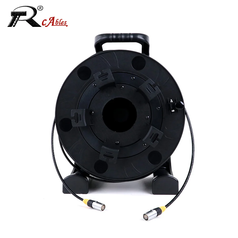 PCD380 Cable Reel Drum,UTP/STP RJ45 Cat.5E/6A Ethercon Ethernet Network Extension Cord Stage Indoor&Outdoor Event Long Distance