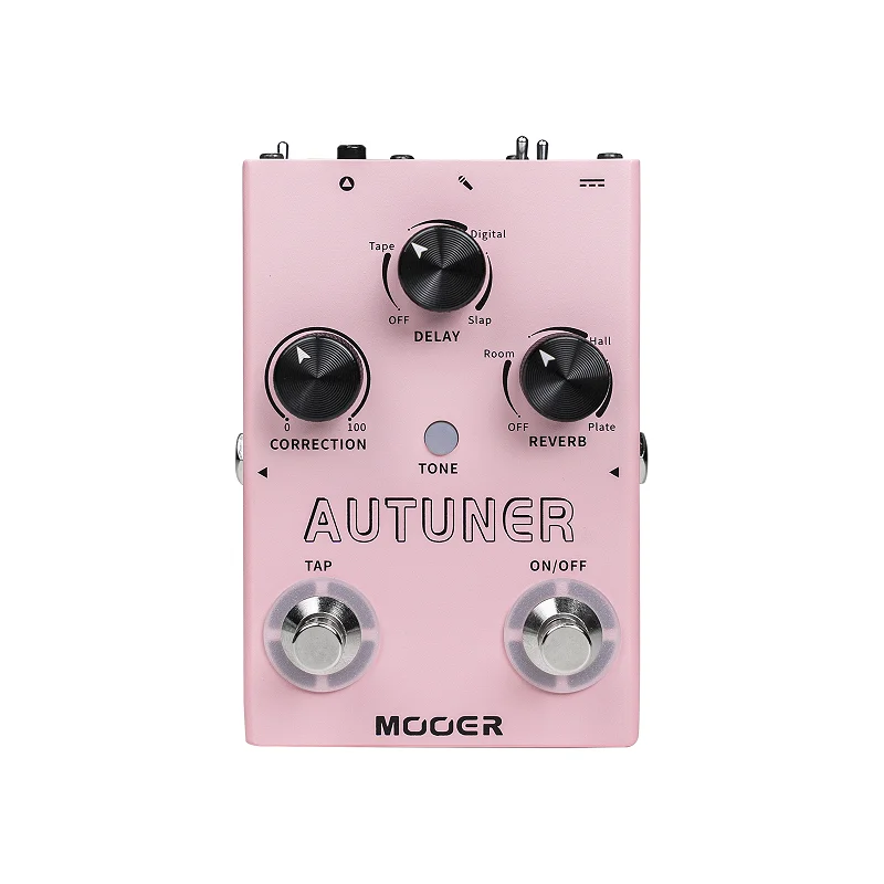 MOOER MVP1 AUTUNER Voice Modifier offers three voice equalization options for professional-grade latency and reverb effects.