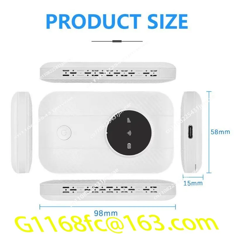 M5 4G Portable Router Portable LET Shared Wireless Card Ready To Use Type-C Car Out