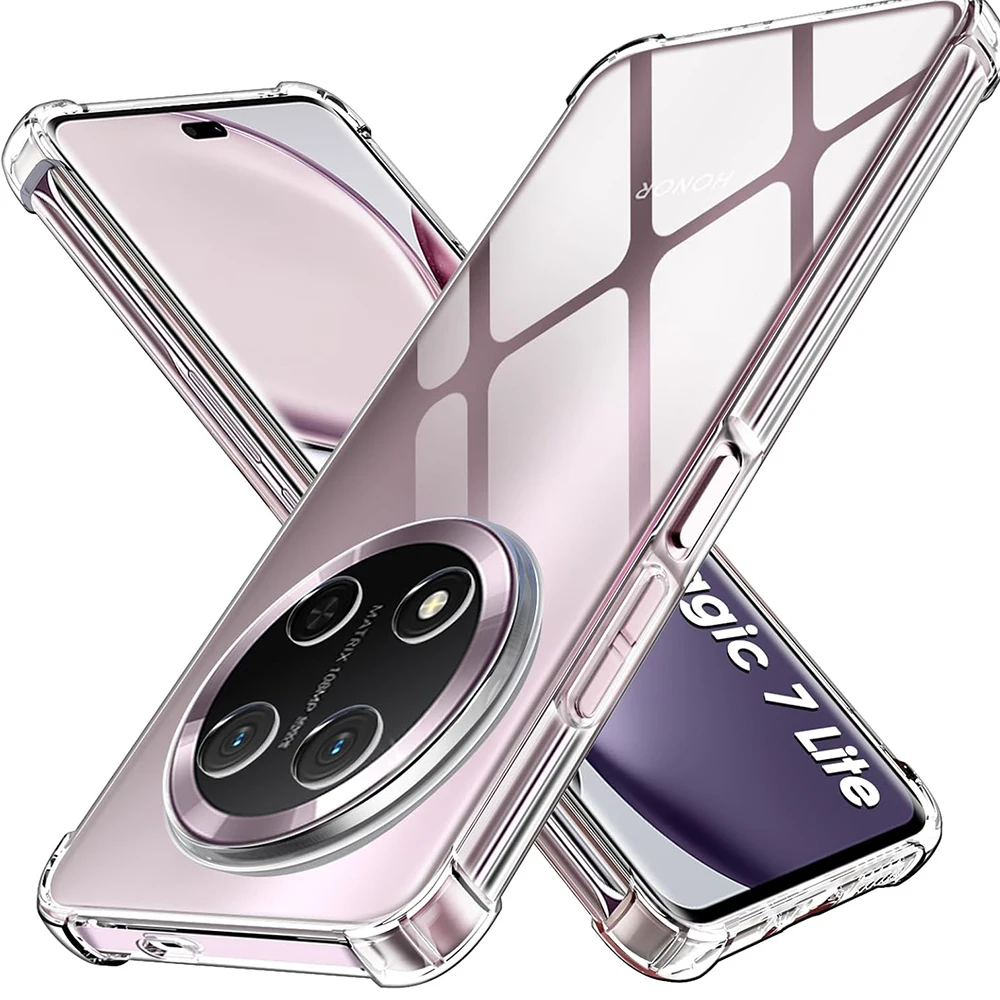 Stoßfeste Silikon-Soft-Hülle für Huawei Honor Magic7 Magic6 Magic5 Magic4 Magic 7 6 5 4 Pro Lite, ultradünne Schutzhülle