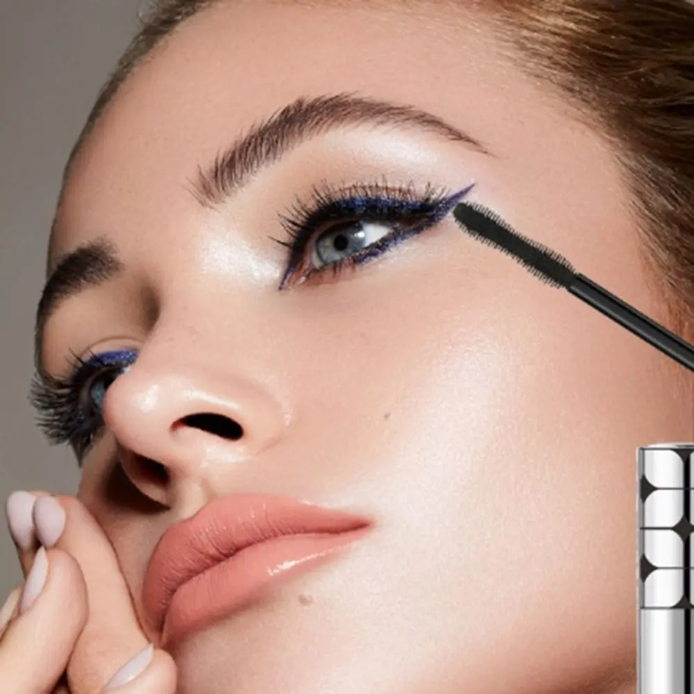 Máscara de pestañas alargadora a prueba de manchas, máscara rizadora resistente al agua sin grupos, fácil eliminación, alarga las pestañas, máscara de relleno de fibra