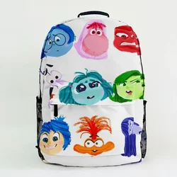 Disney Inside Out 2 Canvas Backpack Movie Peripherals Outdoor School Students Backpacks Kawaii Bag for School Children Gifts