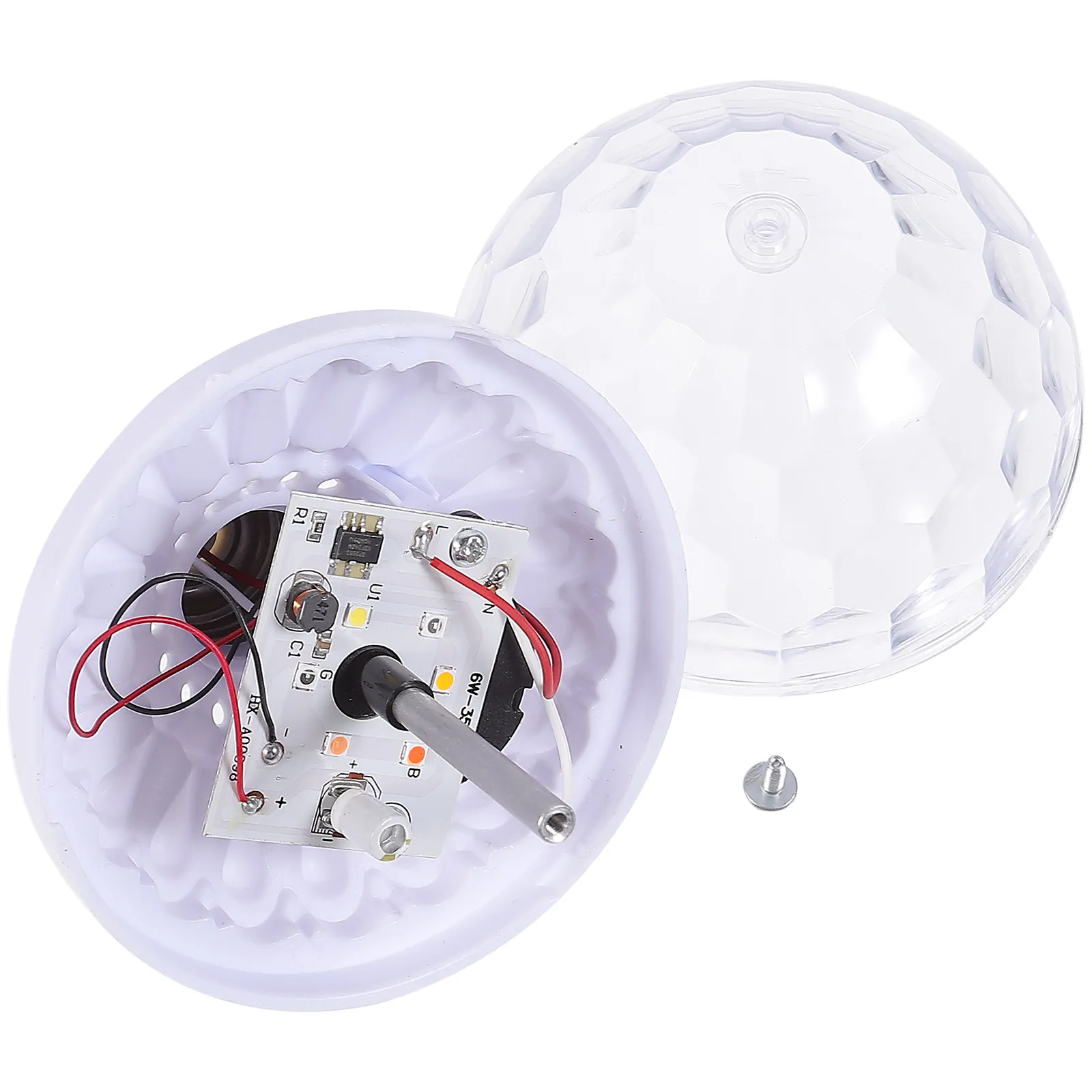 

1 шт. Премиум-класса износостойкий светодиодный разноцветный шар-светильник, вращающийся сценический светильник для диджеев, караоке, вечеринок, дискотек, баров, домашнего декора, креативный дизайн