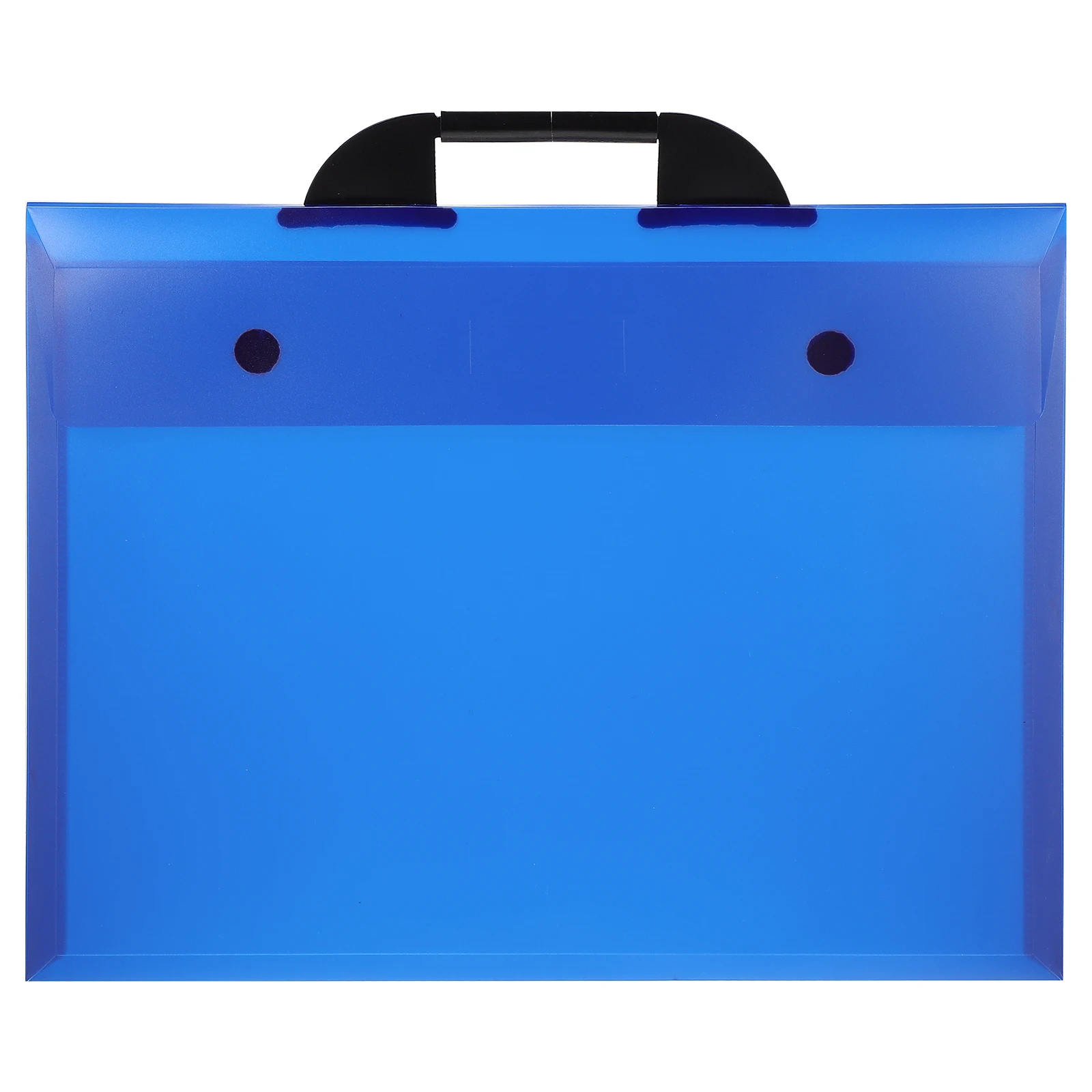 

A3 Portfolio Binder Blue Transparent Pouch for Storing Files Documents Artworks Practical Waterproof Portable Folder