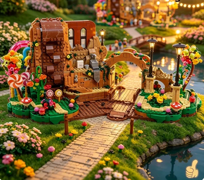 2026 NEW HOT Spot Chocolate Factory Creative Building Toys, Home Decoration, Adult Friends Holiday Gifts