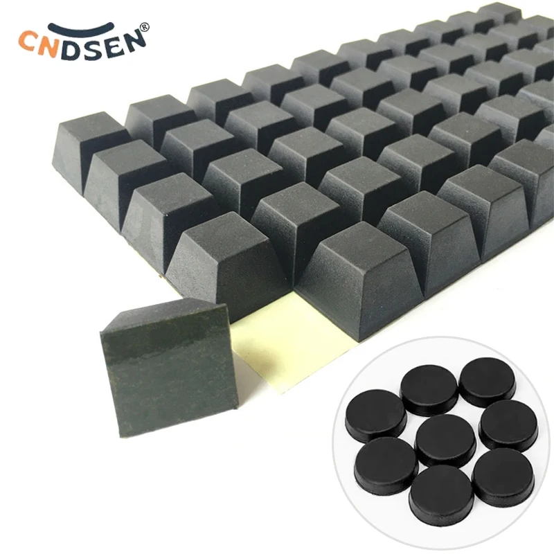 Rubber Furniture Feet Pad Self-adhesive Anti-Slip Pads Protectors Absorber Vibration Absorption Rubber Anti-shock