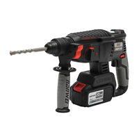 26MM Electric Hammer Impact Drill SDS-Plus Multi-function Cordless Rotary Power Tool w/ Battery & Bits 1200W