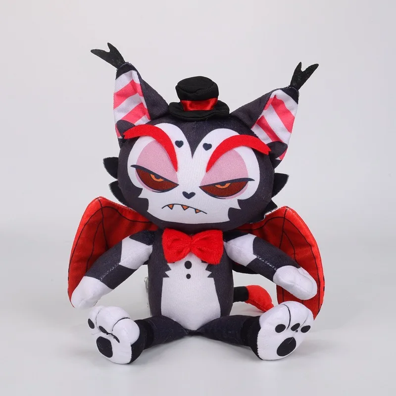 Alastor Plush Toy para Cosplay, Hotel Disfarce Props, Bonecas Recheadas, Bonecas Mascote, Aniversário e Presentes de Natal