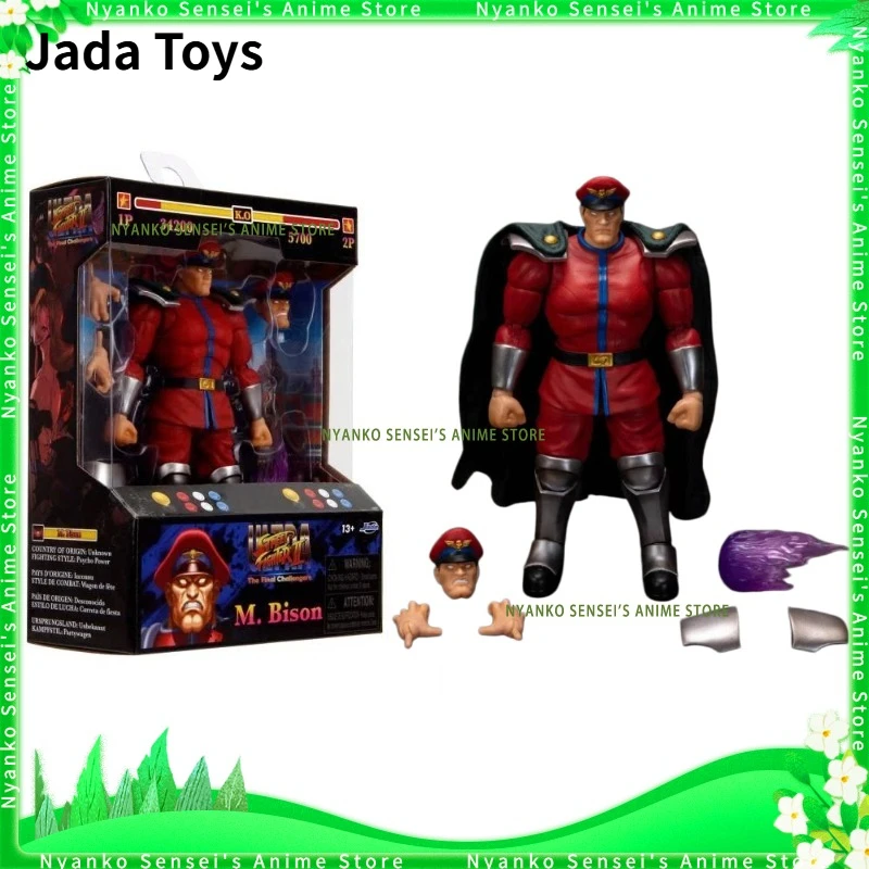 

In Stock Jada Toys Street Fighter 2 M. Bison 1/12 Scale Action Figure Anime Model Trendy Toys Desktop Doll Collectibles
