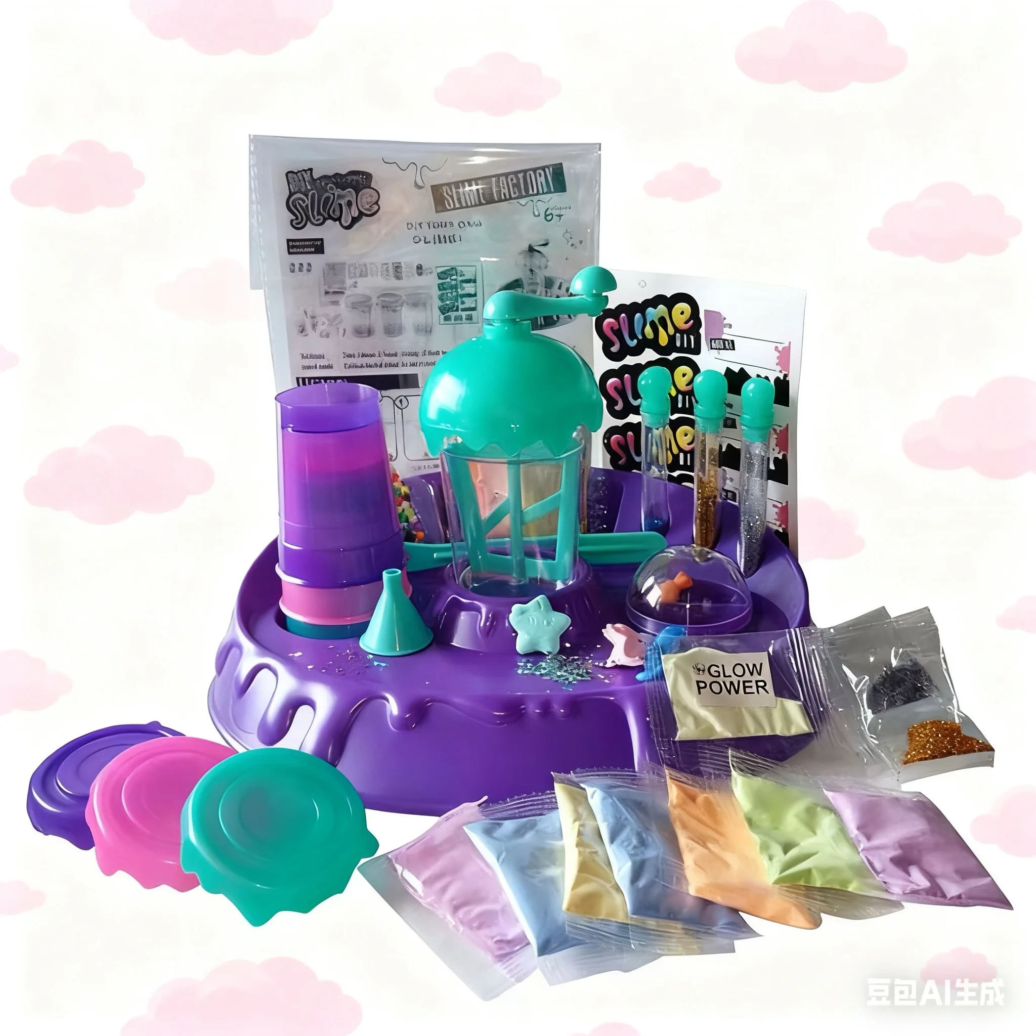 

Princess Crystal Clay Set for Kids - Non-Toxic DIY Modeling Dough, Educational Art Craft Toys for Toddlers