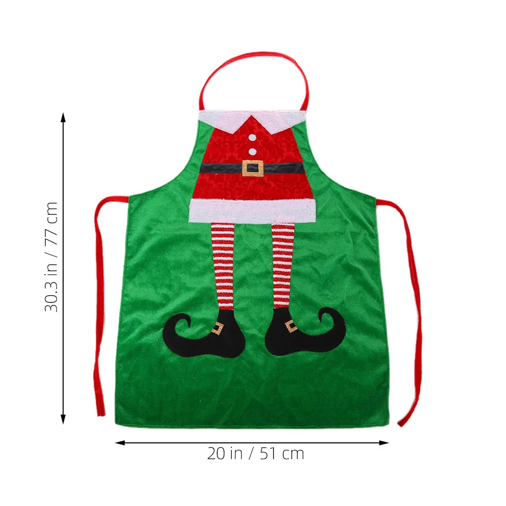 

Christmas Apron For Cooking Sleeveless Housework Apron Adjustable Fit Unique Holiday Baking Serving Bar Wedding Party Decor