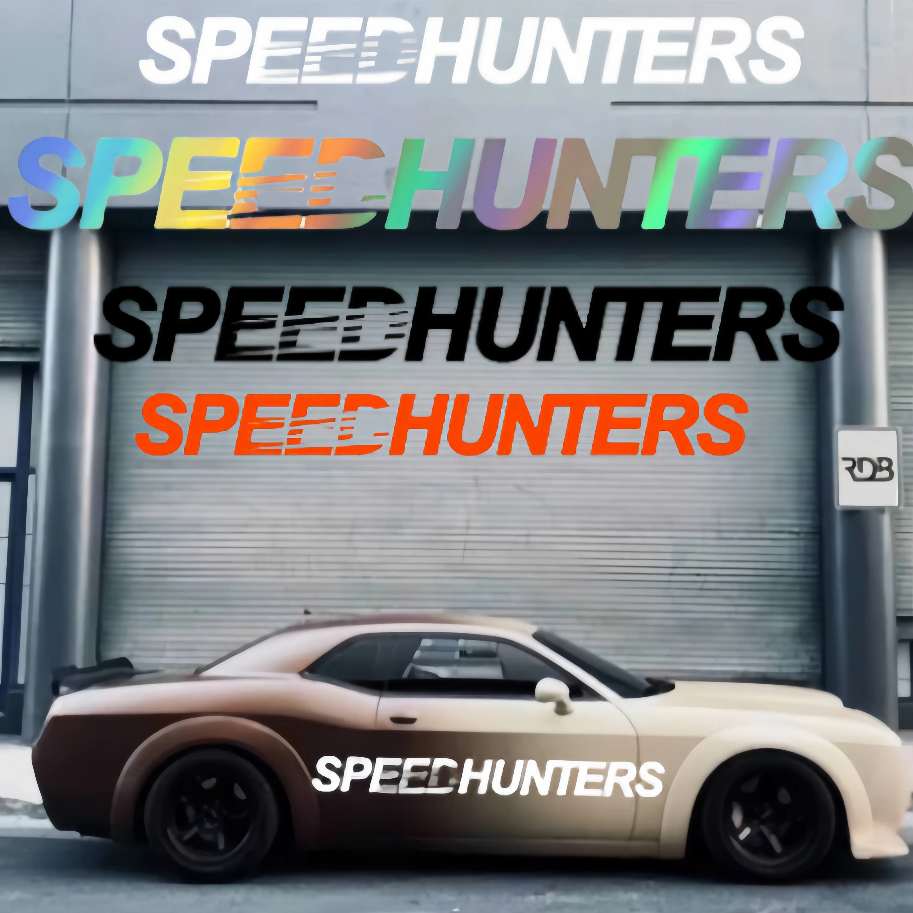 Various Sizes Speed Hunters Graphics Car Vinyl Stickers Waterproof Racing Body Truck Bumper Rear Window Decal Tuning Accessories