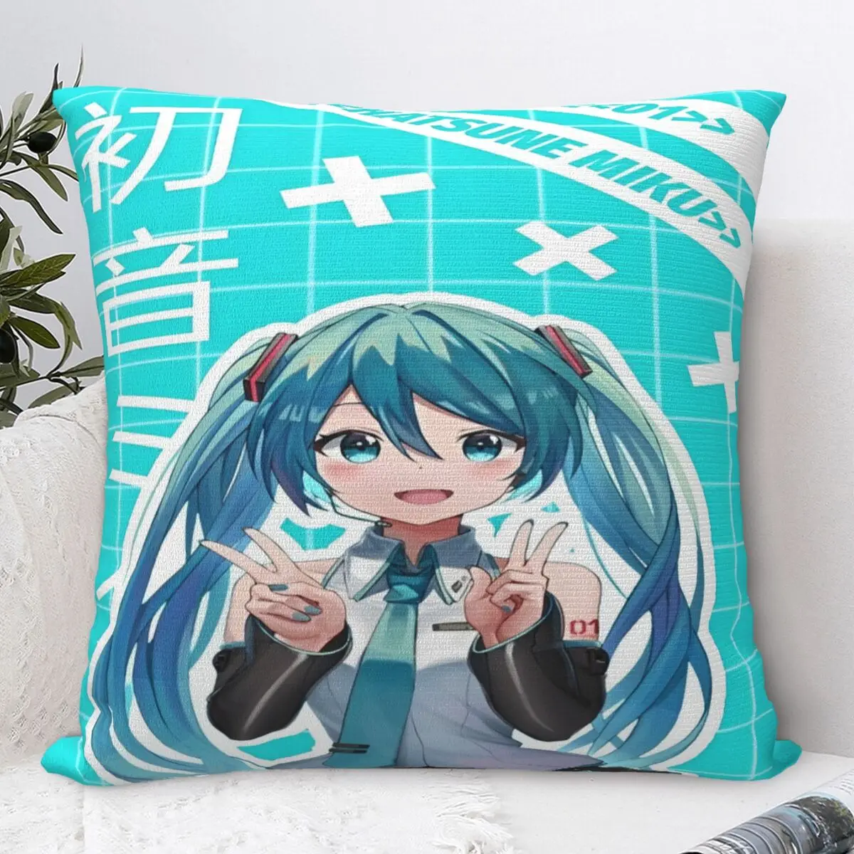 

Мягкая и милая домашняя наволочка Хацунэ Мику, певица, музыка, аниме, украшение, наволочка, квадратная наволочка, разные размеры