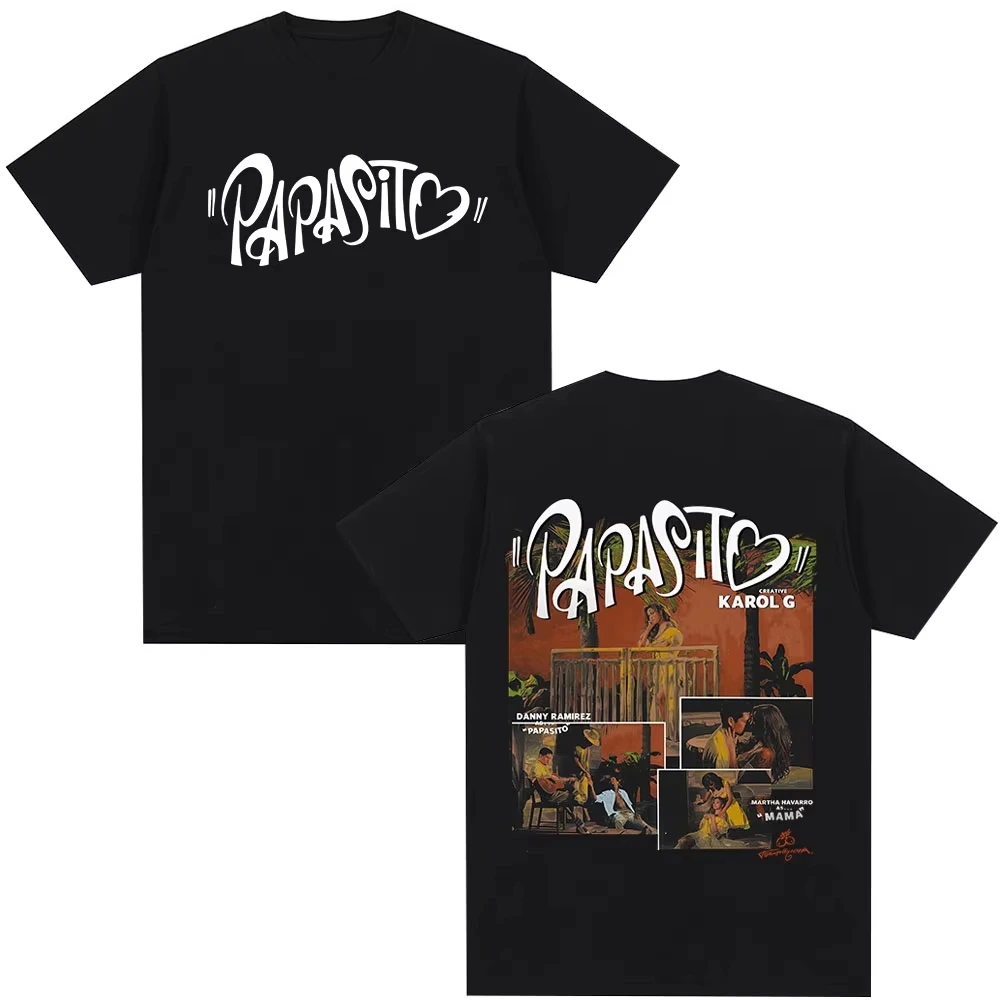 Camiseta del Álbum Tropicoqueta Papasito 2026 de Karol G, Ropa para Hombre y Mujer, Música Pop, Camisetas de Alta Calidad, Camiseta Informal de Verano