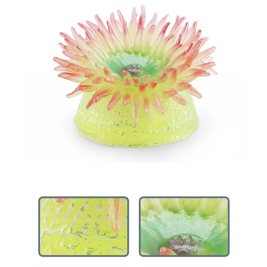 Realistic Coral Sea Anemones Sea Life Animals Plastic Model Figures Educational Miniature Collection Toys Kid Gift
